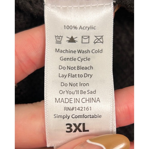 Womens Long Sleeve Sweater Dress LuLaRoe Sz-3XL Pink Black Preppy Casual Cottage - Picture 5 of 8